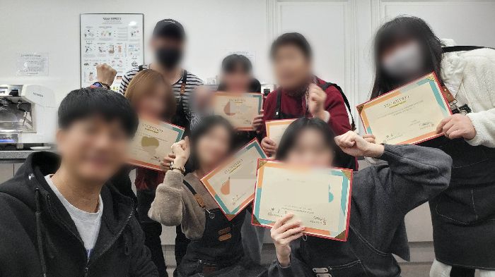 바리스타 자격과정 수료(2024-01-30~2024-03-06)